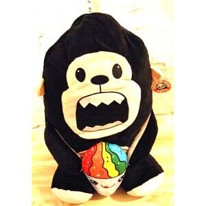 New Peek A Boo Toys Snacks The Gorilla Eating Ice Cream Cone Plush 21 Inch NWT!